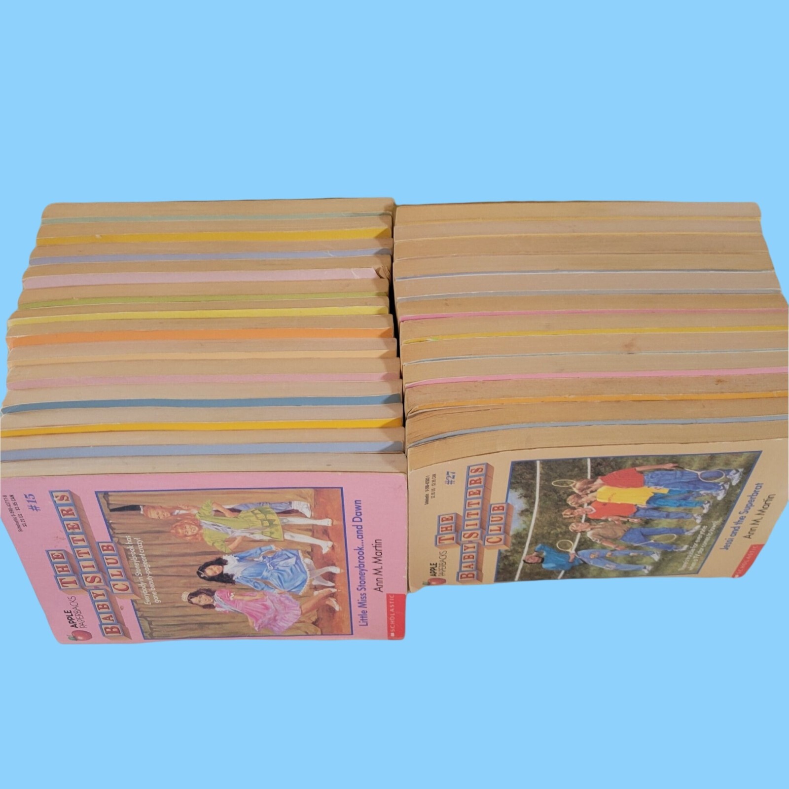 Baby Sitters Club Paperbacks Lot of 25 Books 3-27 Ann M Martin Scholastic Apple