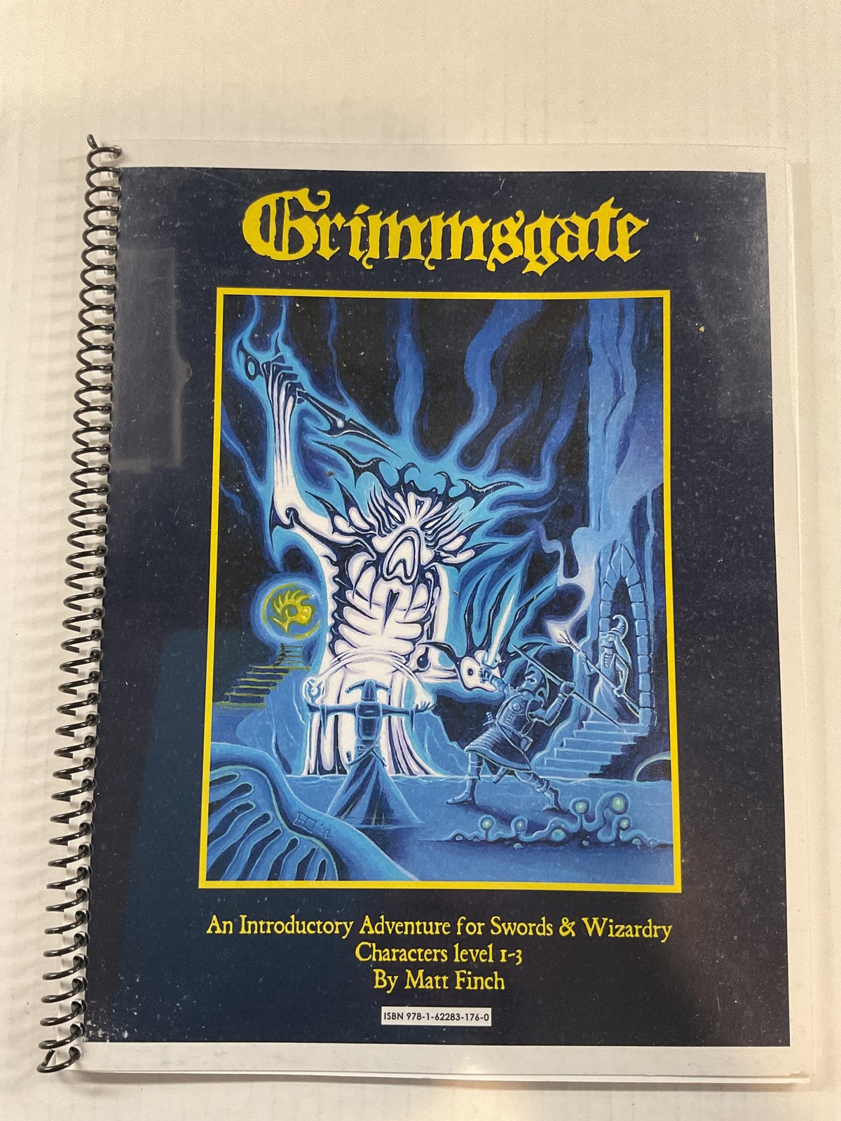 Swords & Wizardry Grimmsgate An Introductory Adventure Matt Finch Ring Wire Blue