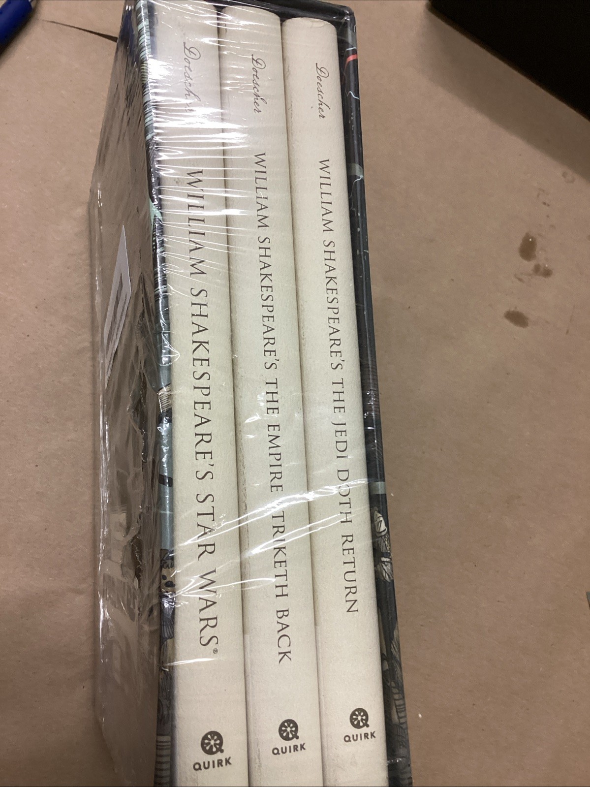 William Shakespeare’s Star Wars Trilogy: Hard Cover Box Set – Like new