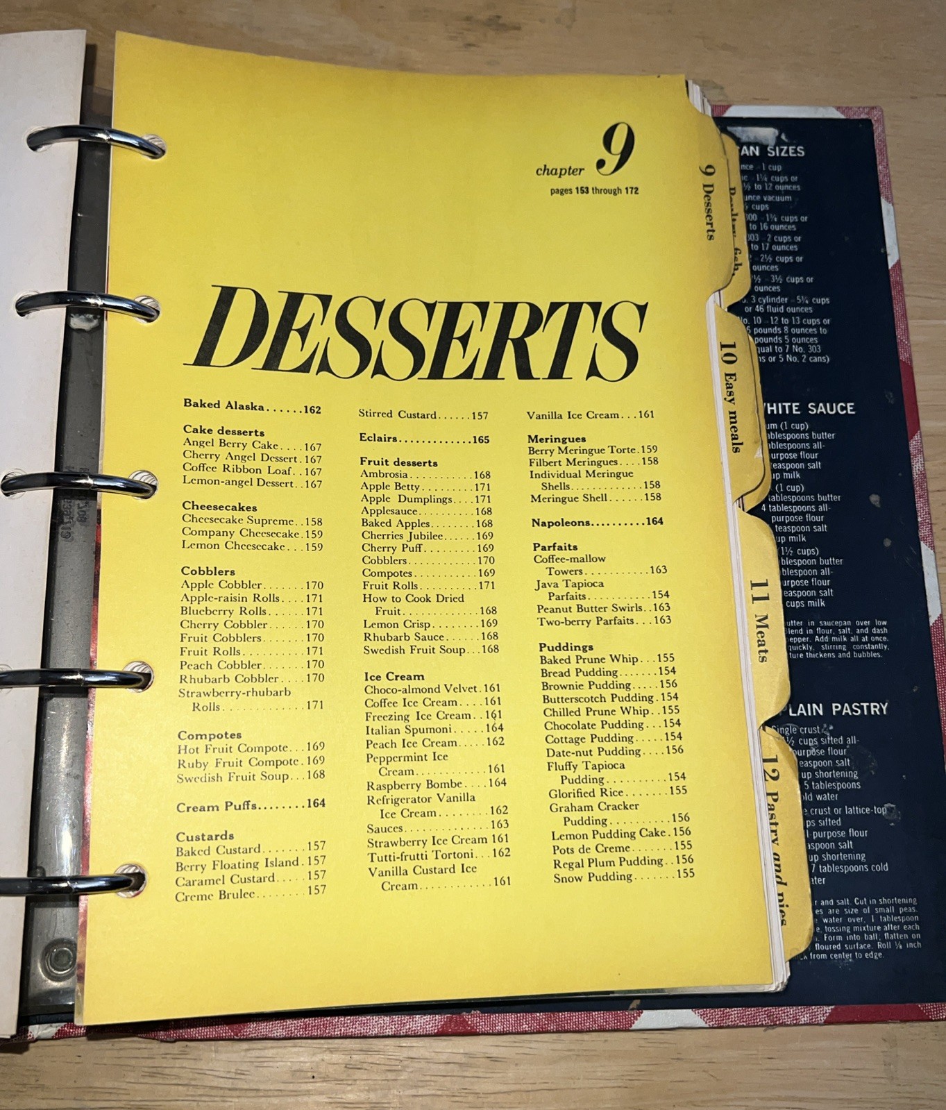 Vntg 1970 Better Homes & Gardens The New Cook Book,5 Ring Binder, Meredith Press