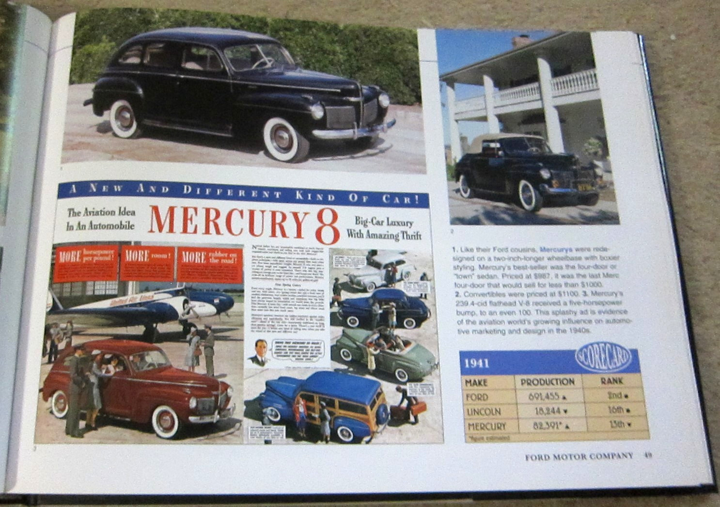 Cars of the 1940’s by the Auto Editors of Consumer Guide- First Edition 2008