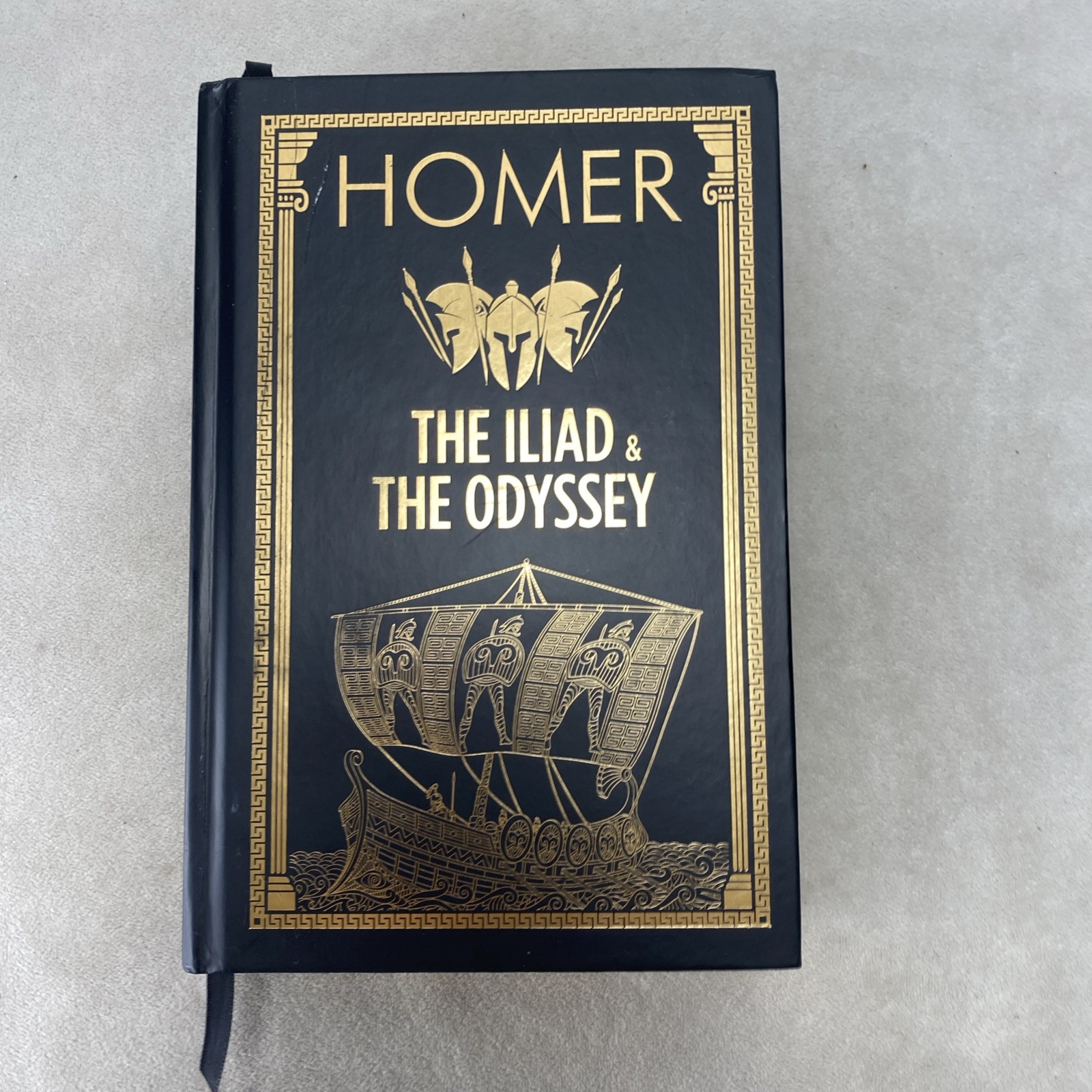 The Iliad & the Odyssey (Deluxe Hardbound Edition) by Homero