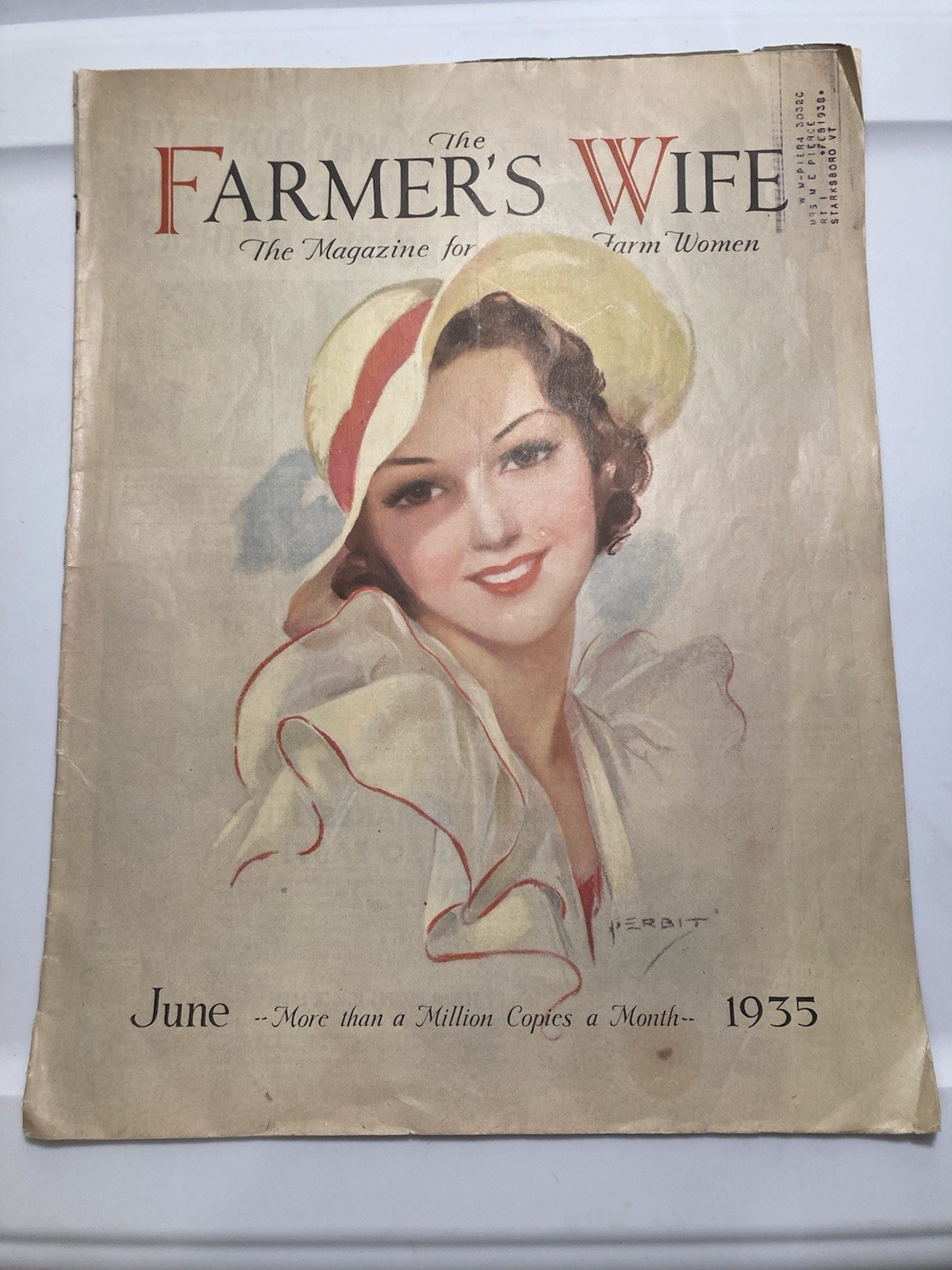 The Farmer’s Wife Magazine June 1935 Jules Erbit Cover Vtg Ads Articles Recipes