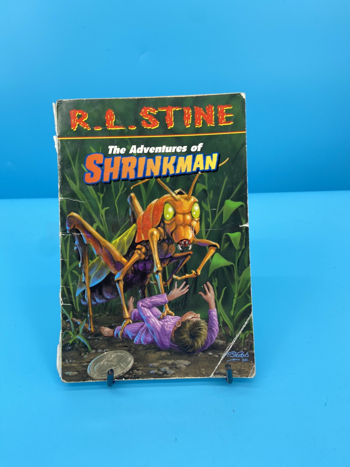 The Adventures of Shrinkman by R L Stine PB Ages 8-12, Chapter Book 1st Print