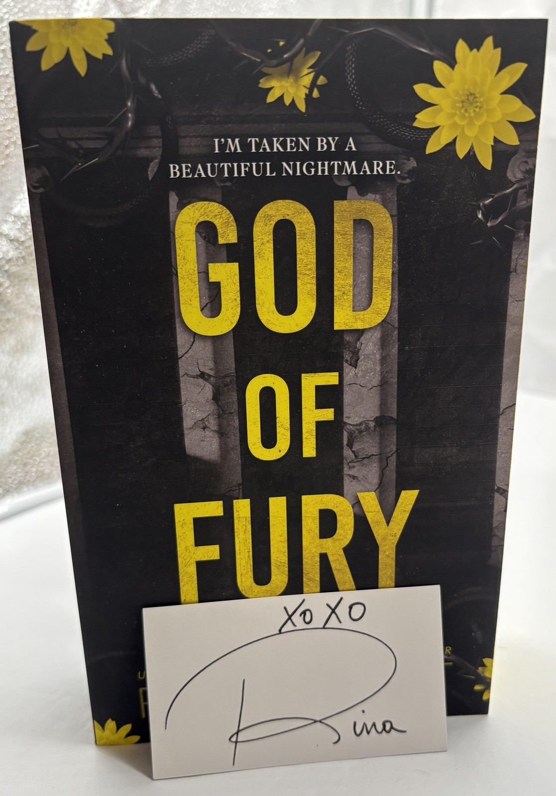 God of Fury by Rina Kent – Deluxe Edition with a Digitally Signed Bookplate
