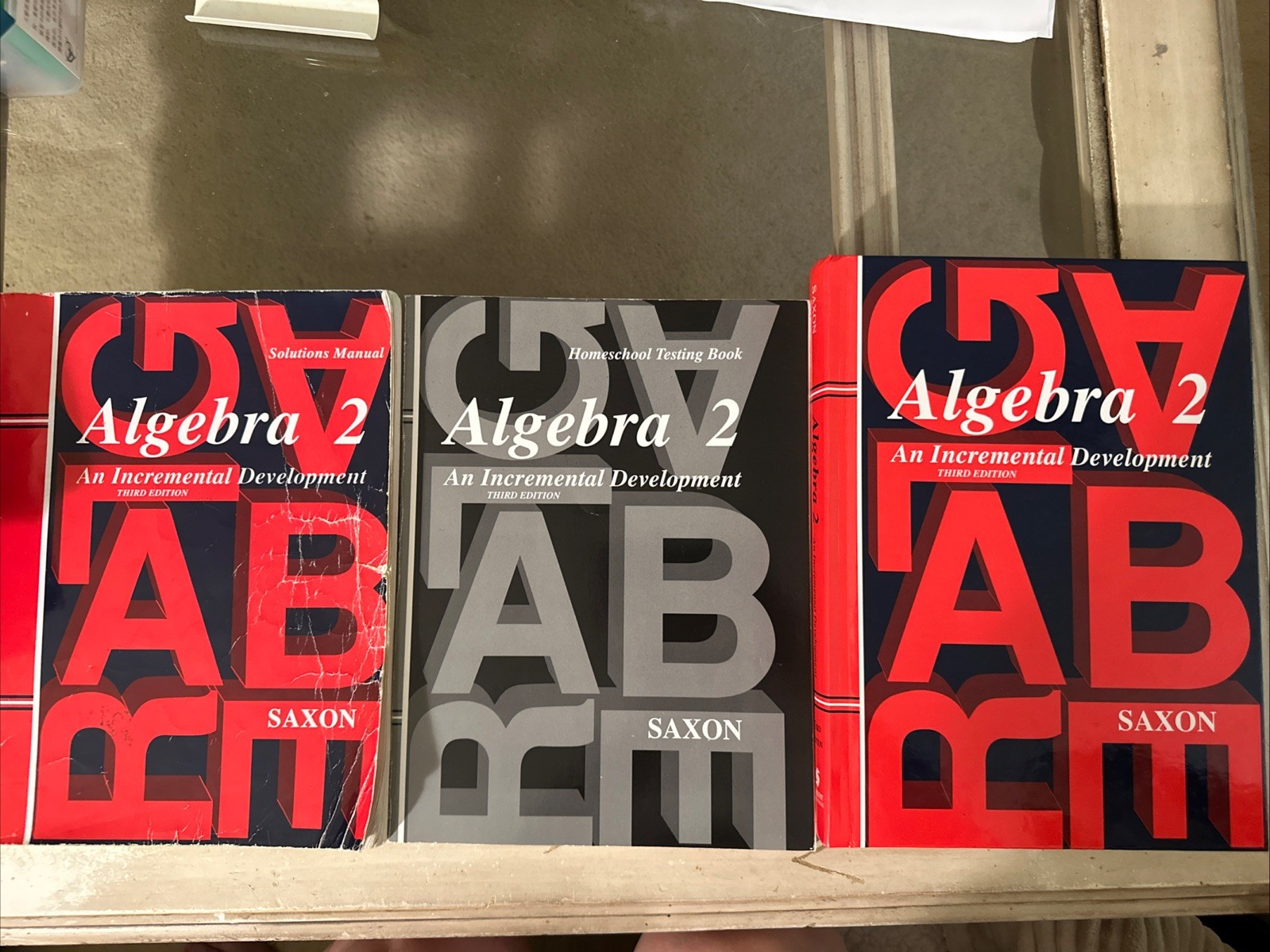 Algebra 2 : An Incremental Development by John H. Saxon Jr. 3RD Edition