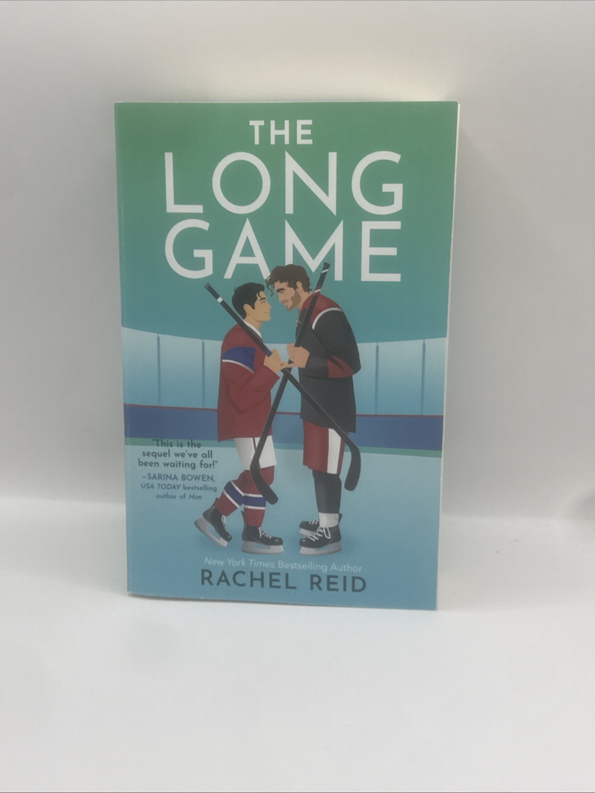 RACHEL REID LONG GAME SIGNED AUTOGRAPHED PAPERBACK BOOK HEATED RIVALRY HBO #1