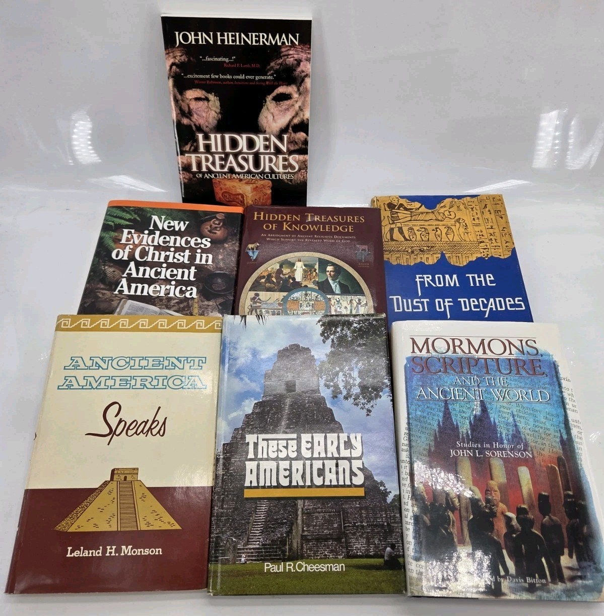 Vintage Lot of 7 Ancient American and Mormon Mormonism History America HC LDS