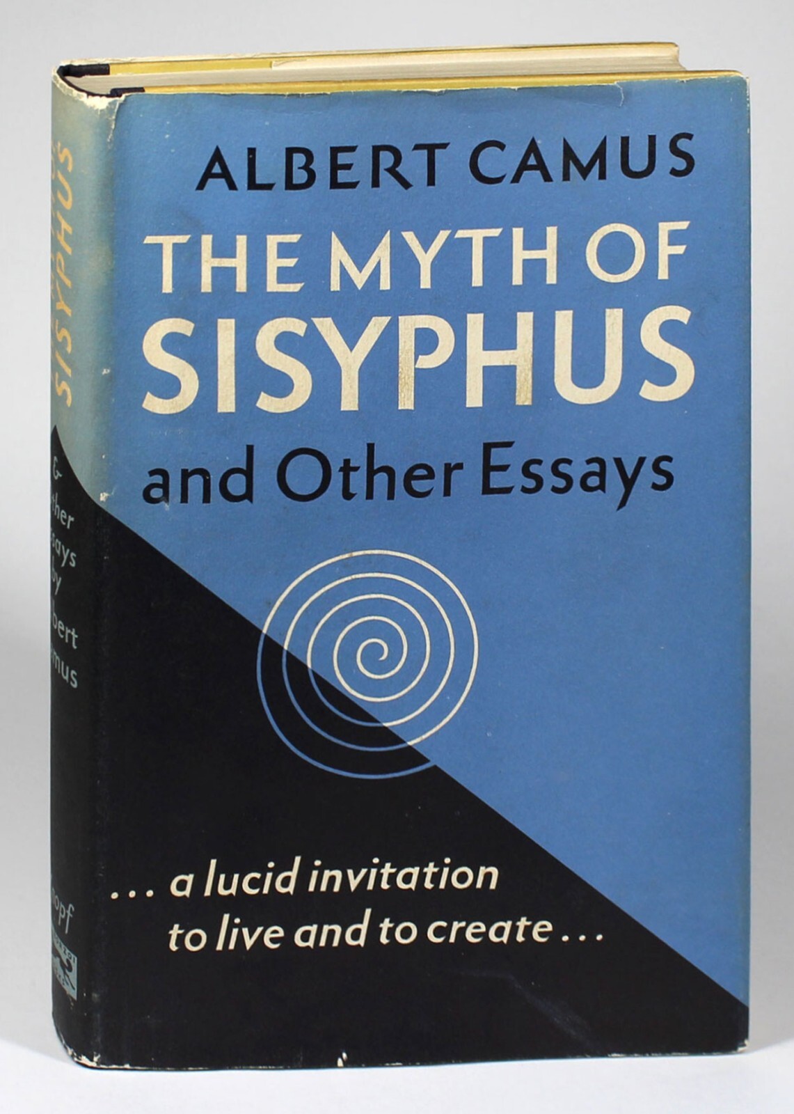 The Myth Of Sisyphus And Other Essays by Camus HCDJ 1st American Edition 1955