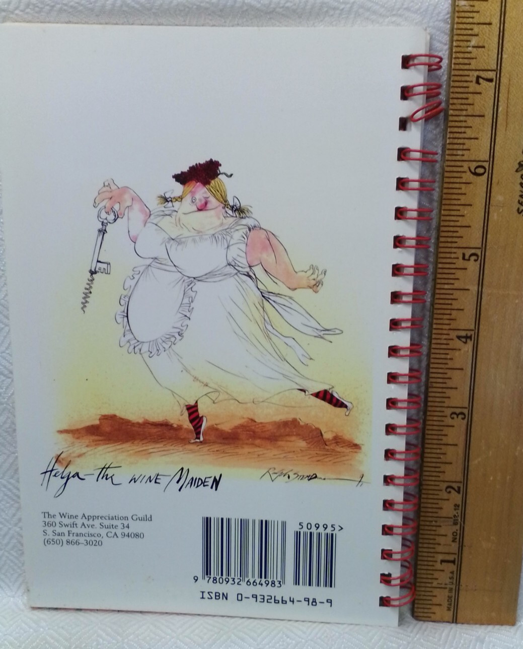 Wine Buyer’s Record Book by Ralph Steadman (2001, Spiral)