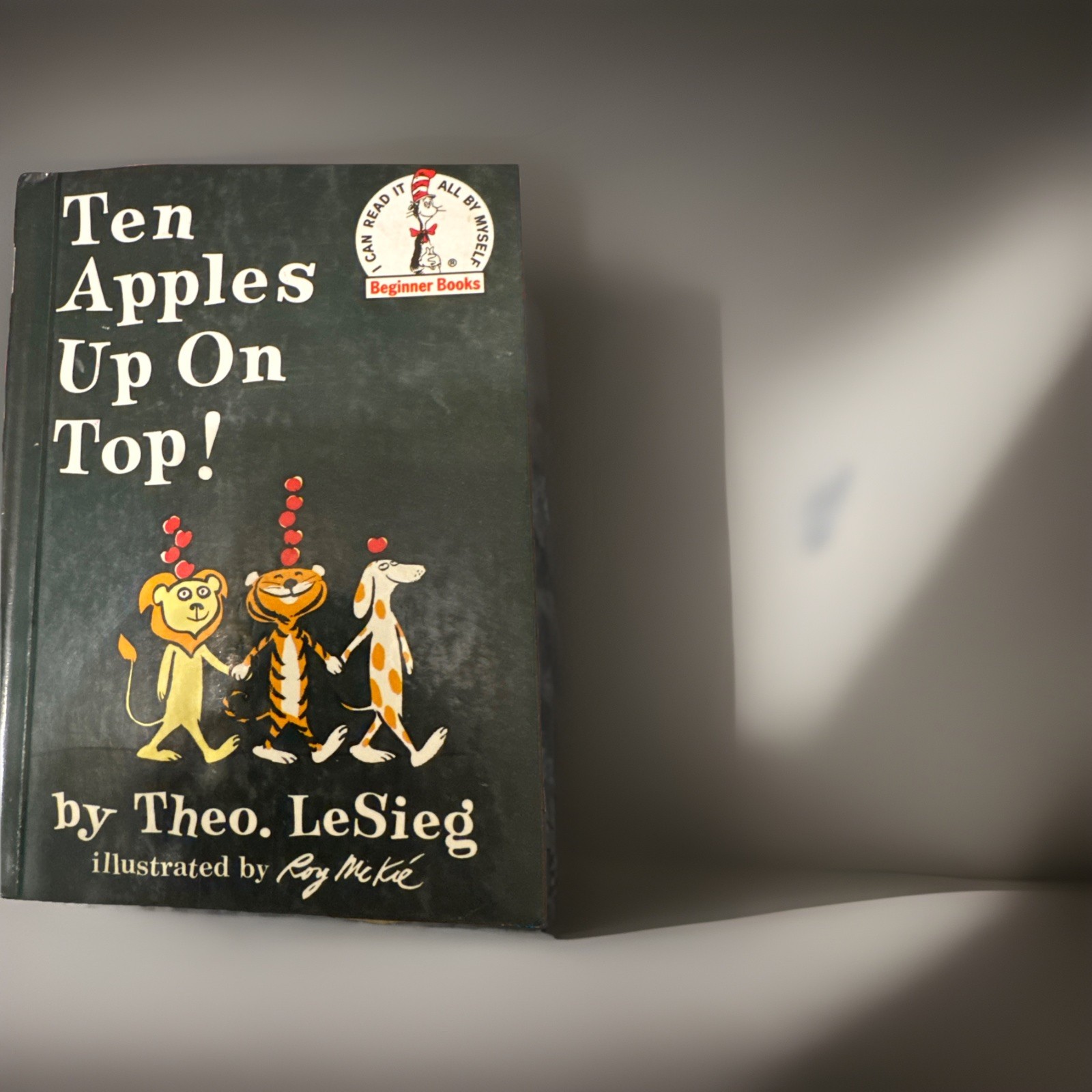 Ten Apples Up On Top! Hardcover by Theo LeSieg, Roy McKie, FIRST EDITION 1961