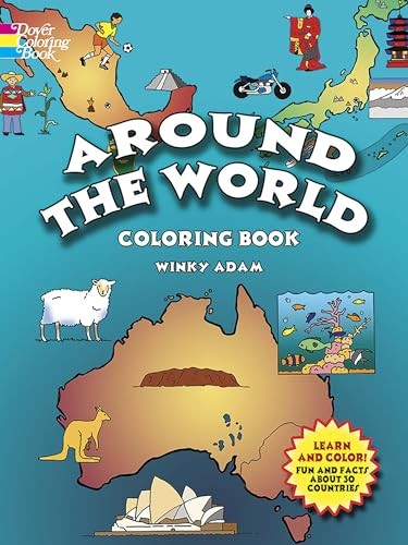 Around the World Coloring Book (Dover His… by Adam, Winky Paperback / softback