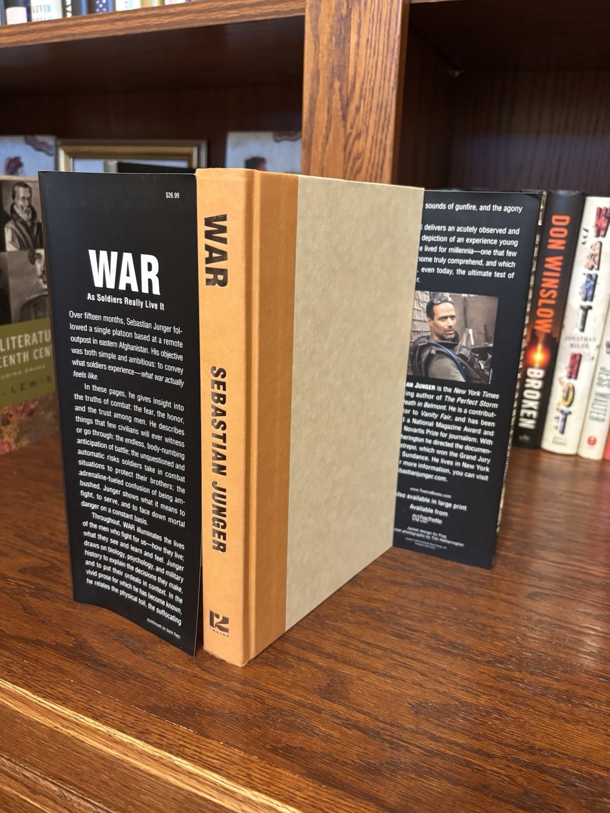 War. Sebastian Junger. 1st HC Ptg. Twelve 2010. Fine Unread