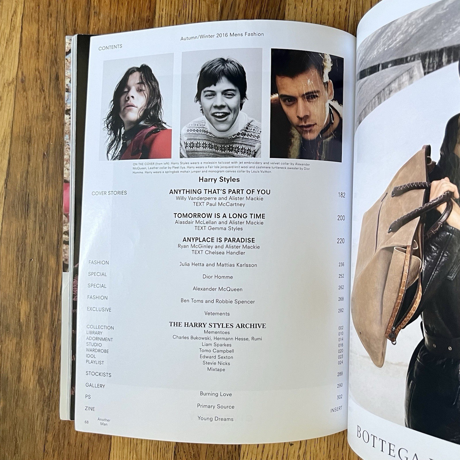 Another Man Magazine No 23 – Autumn/Winter 2016 – Harry Styles w/ Poster Art