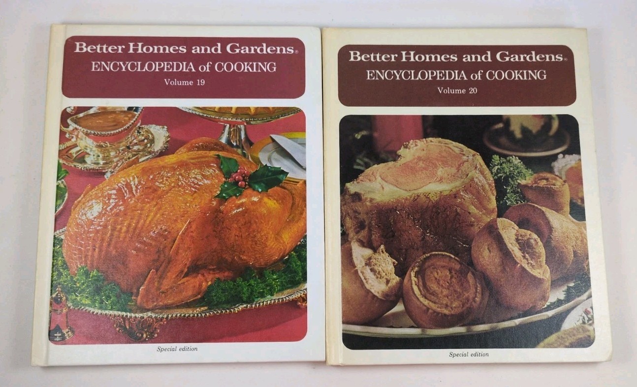 Better Homes And Gardens Encyclopedia Of Cooking, Complete Set, Vintage, 1973 HC