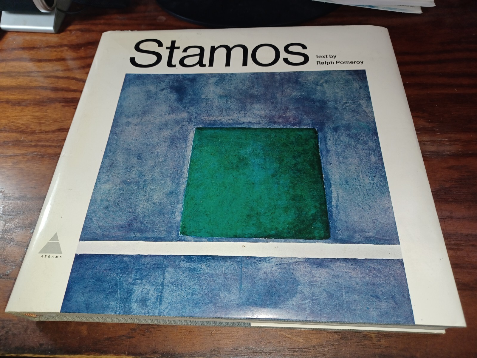 SIGNED Theodore Stamos Monograph / Abstract Expressionism / FOLIO HBDJ ILLUS.