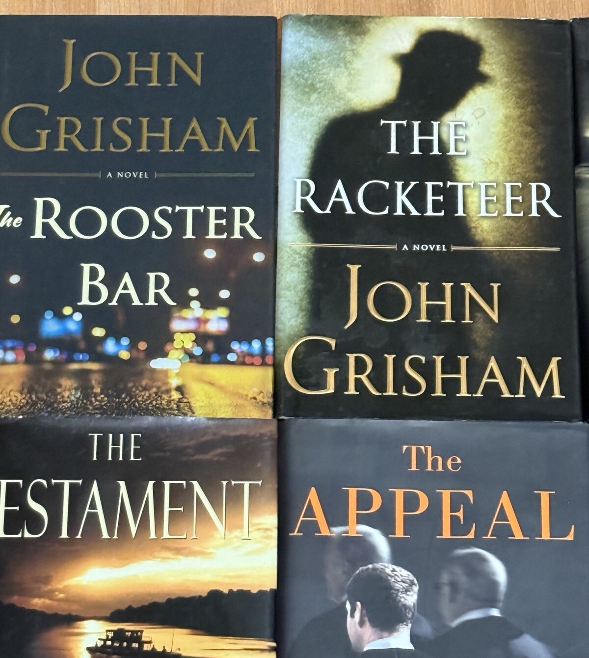 John Grisham Hardcover Lot Of 10 Books Nice Condition With Dust Jackets