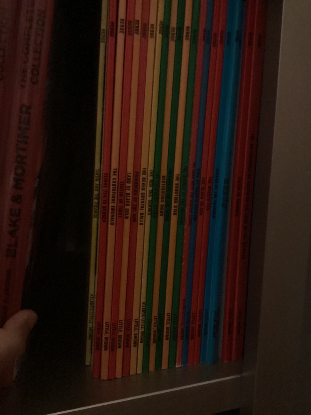 Complete-adventure of tintin set paperback. plus two bonus hardcovers.