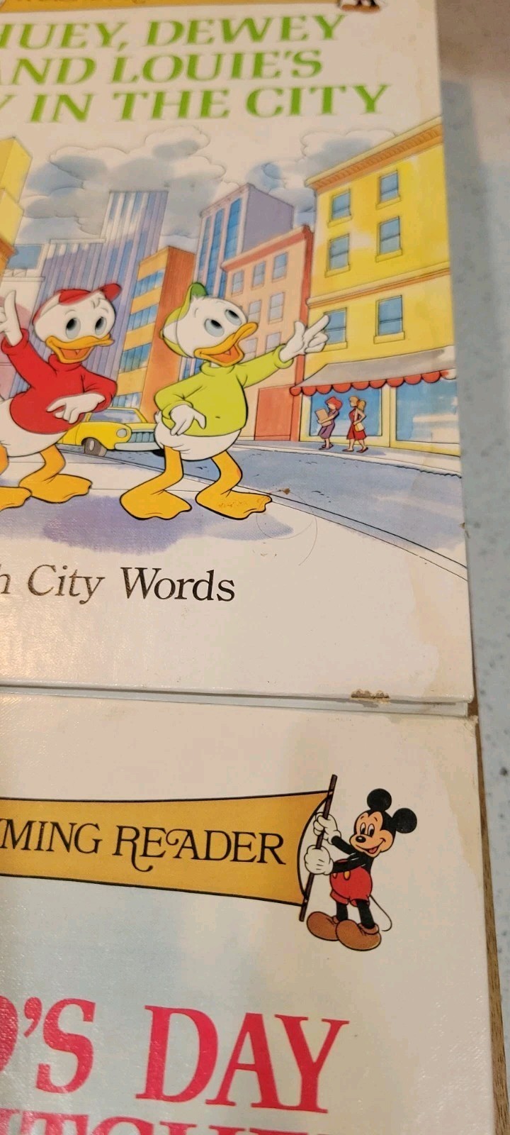 Lot 29 Vintage Disney Rhyming Reader Books Series Hardcover Mickey Grolier 1988