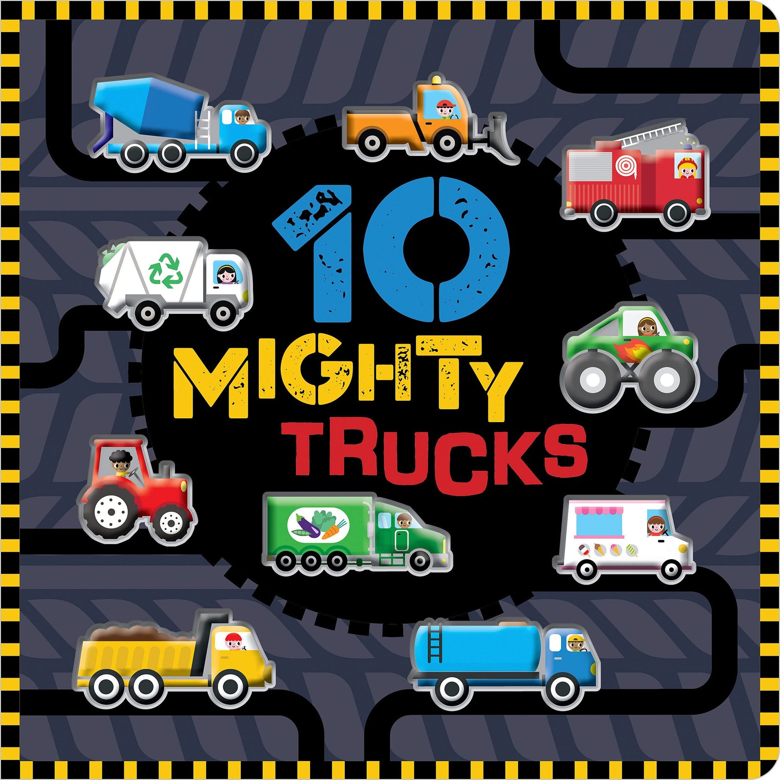 10 Mighty Trucks – Greening, Rosie|Barker, Scott – Good – See condition note…