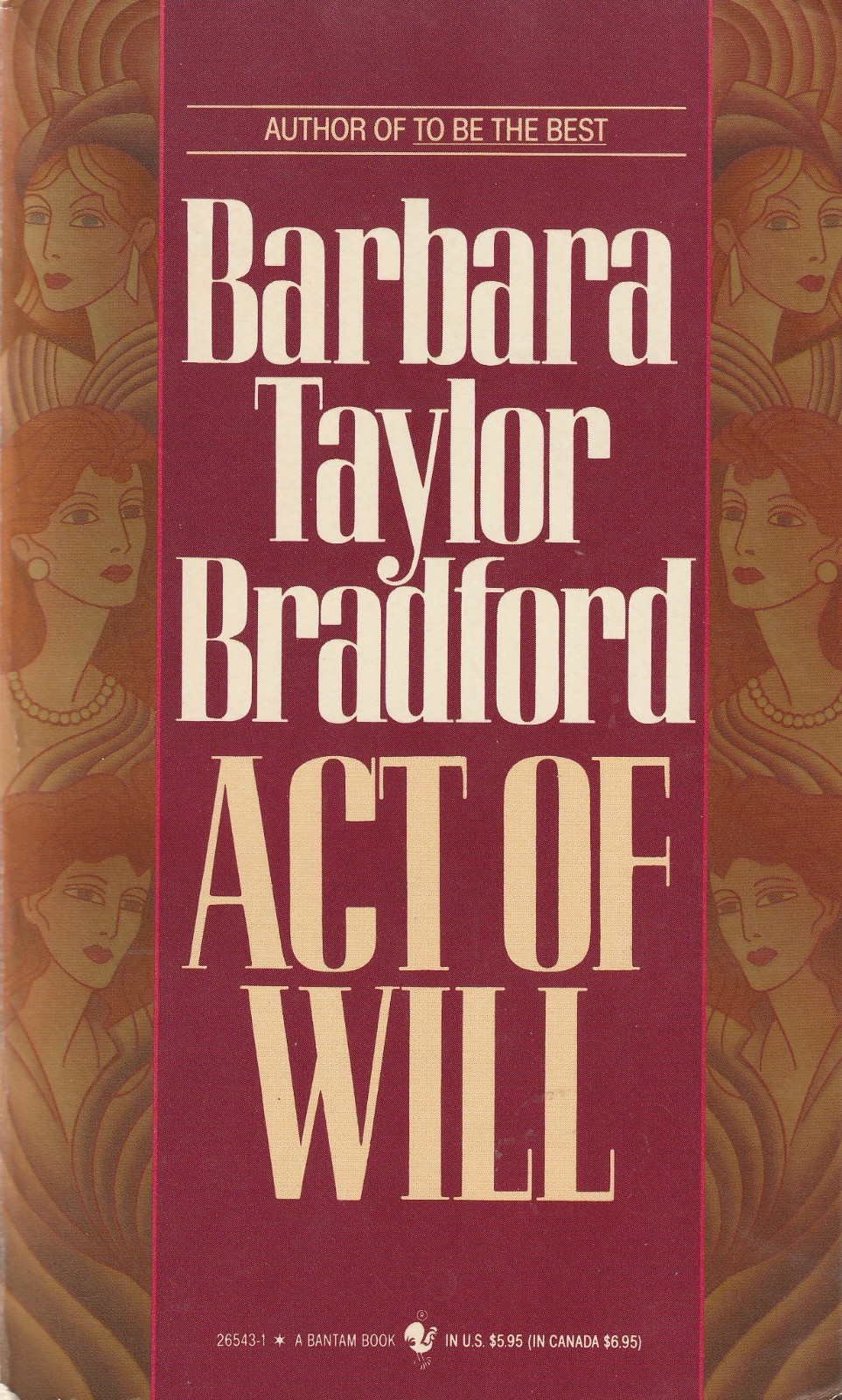 Act of Will by Barbara Taylor Bradford (1987) Paperback