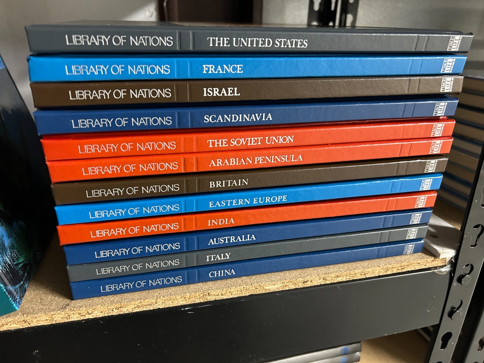 Lot 12 hardcovers: The Library of Nations – Time Life Books