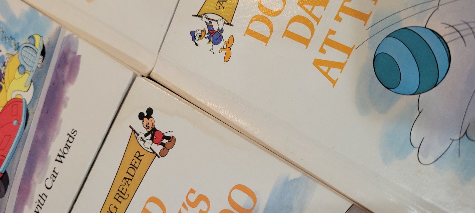 Lot 29 Vintage Disney Rhyming Reader Books Series Hardcover Mickey Grolier 1988