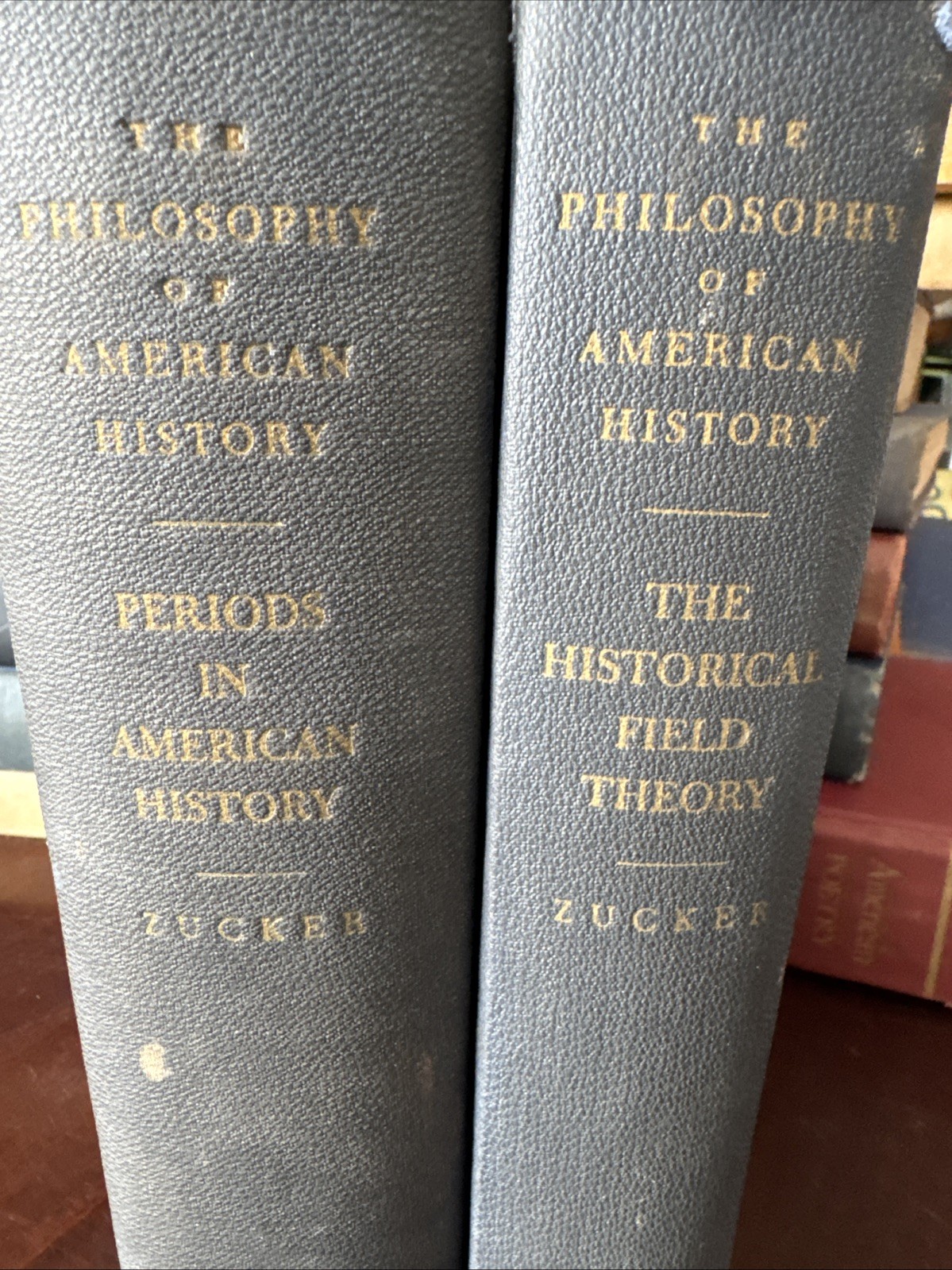 2 Vintage 1945 The Philosophy of American History by Morris Zucker