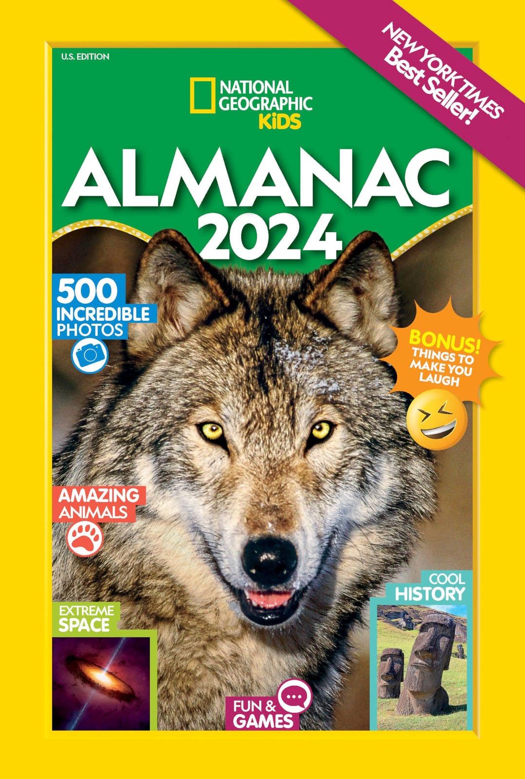 National Geographic Kids Almanac 2024 (US edition), National Geographic Kids, Ex