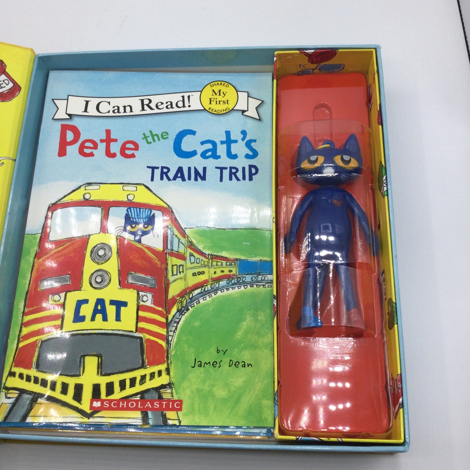 NEW Pete the Cat Cool Reading Collection Box Set w/o Backpack Clip — 10 Books