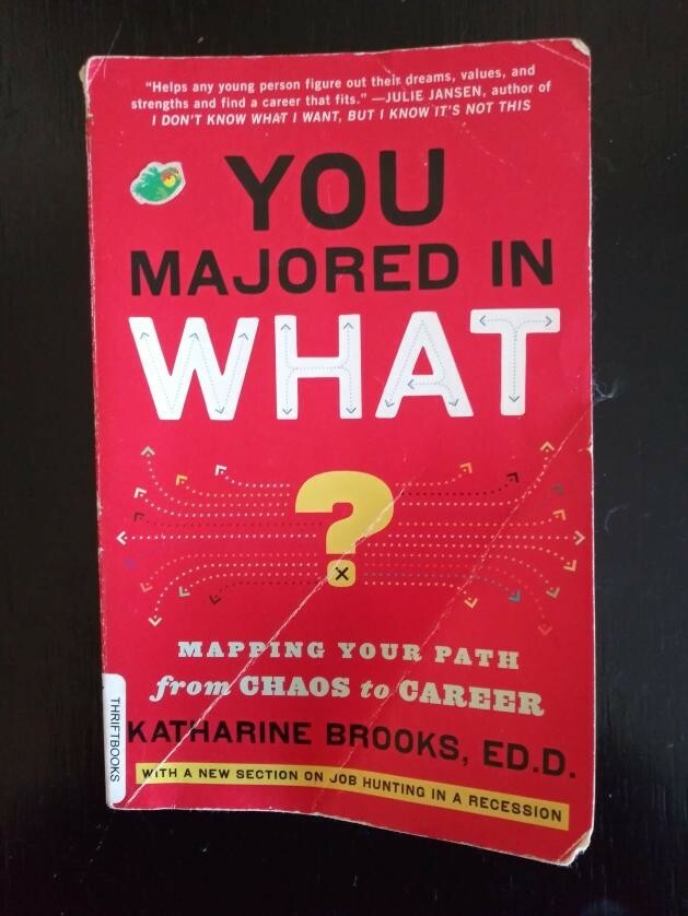 You Majored in What?: Mapping Your Path from Chaos to Career, Katharine Brooks