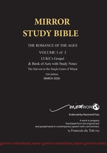 Paperback MARCH 2026 UPDATE Volume 1 LUKE’s Gospel & completed Acts with: New
