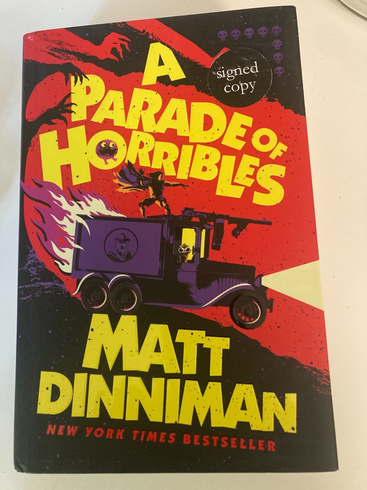 Parade Of Horribles by Matt Dinniman 2026 HC SIGNED 1st UK Print Dungeon Crawler