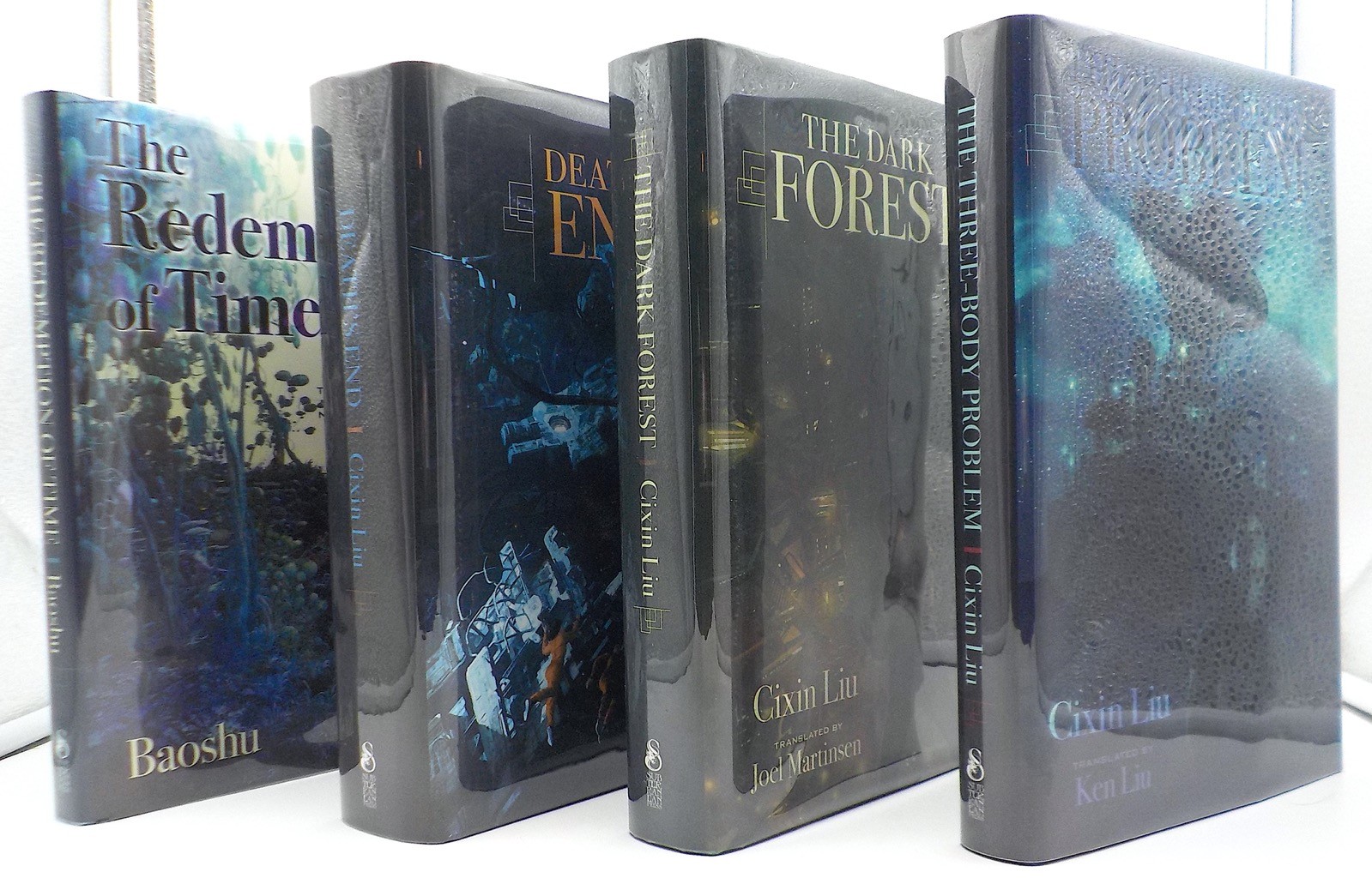 THE THREE BODY PROBLEM Cixin Liu Signed Matched Set of 4 Subterranean Press