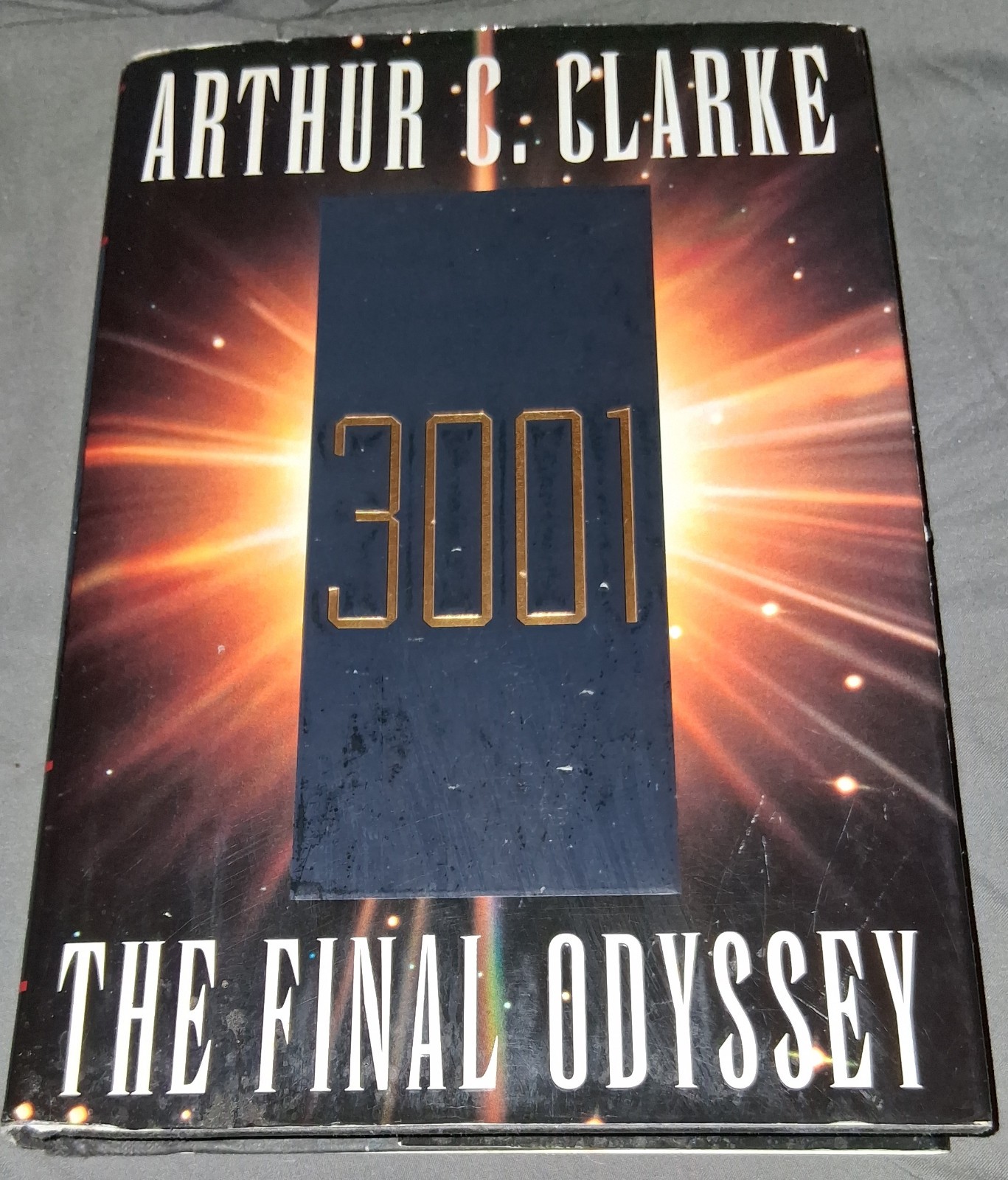 3001 The FINAL ODYSSEY Arthur C. Clarke 1997 First Edition Scifi Novel Del Rey