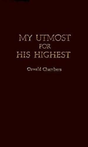 My Utmost for His Highest – Leather Bound By Chambers, Oswald – GOOD