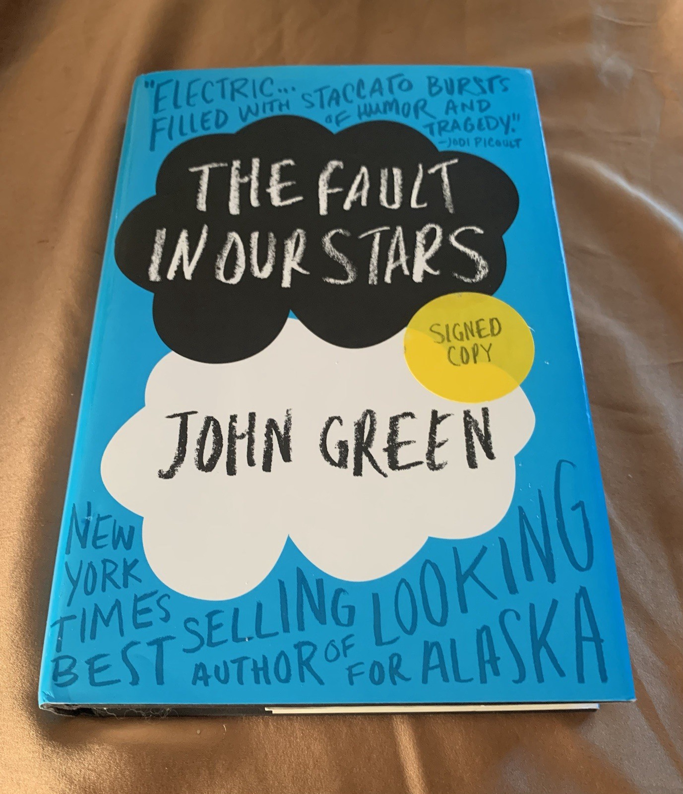 Fault in Our Stars SIGNED by John Green (2012, HCDJ 1st Ed)