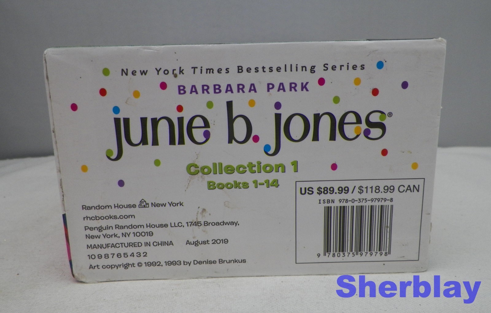Junie B Jones Collection 1 Books 1 – 14 Box Set Slipcase Including Puzzle Book