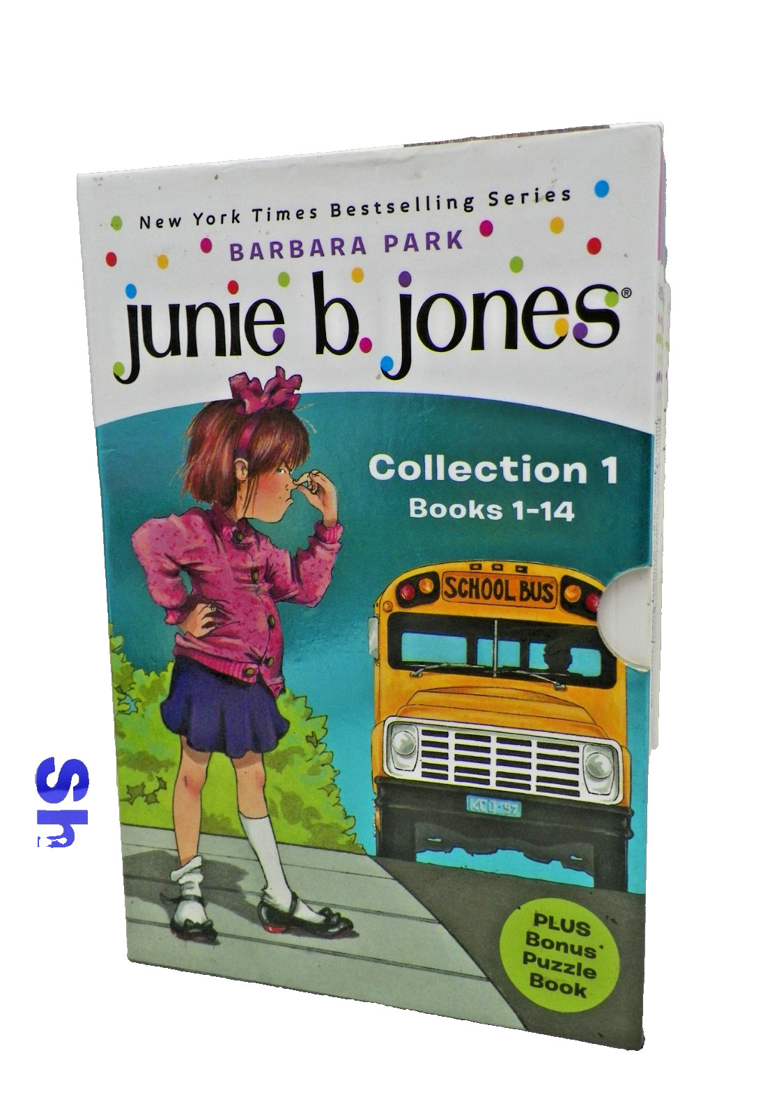 Junie B Jones Collection 1 Books 1 – 14 Box Set Slipcase Including Puzzle Book