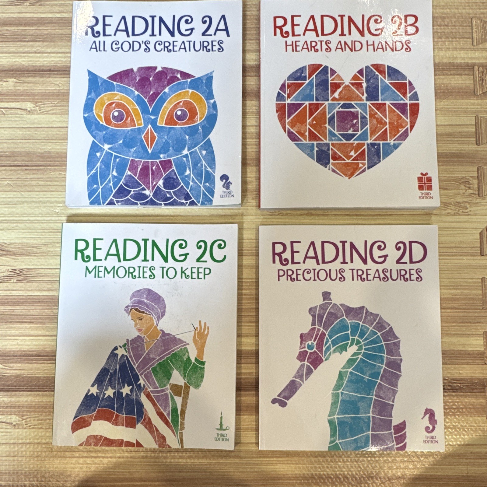 BJU Press Reading 2 Third Edition Set 2A-2D by Bju Press Staff English