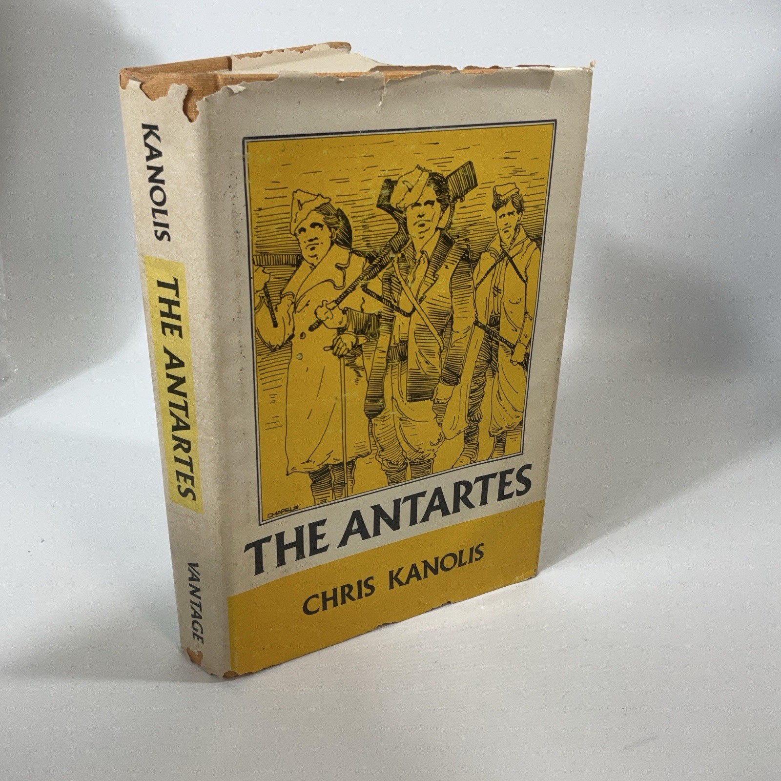 The Antartes By Chris Kanolis Vantage Press 1975 1st Edition Hardcover