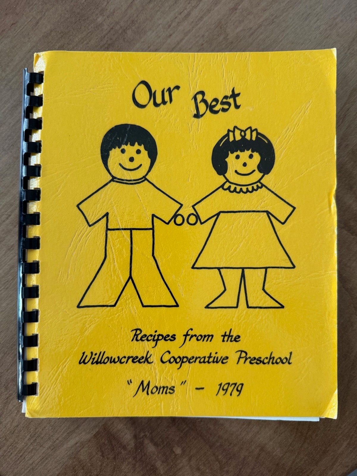 Vintage 1979 Cookbook Willowcreek Cooperative Preschool Westland Michigan