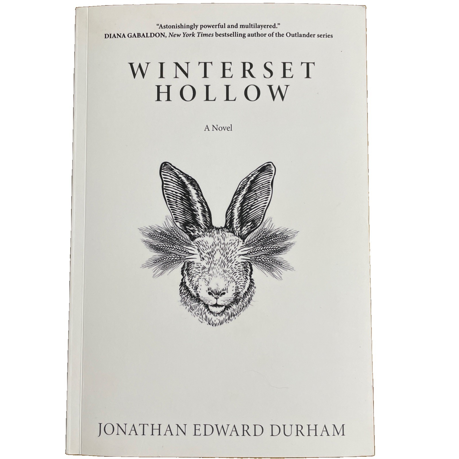 Winterset Hollow A Novel Durham Jonathan Edward First Edition Soft Cover