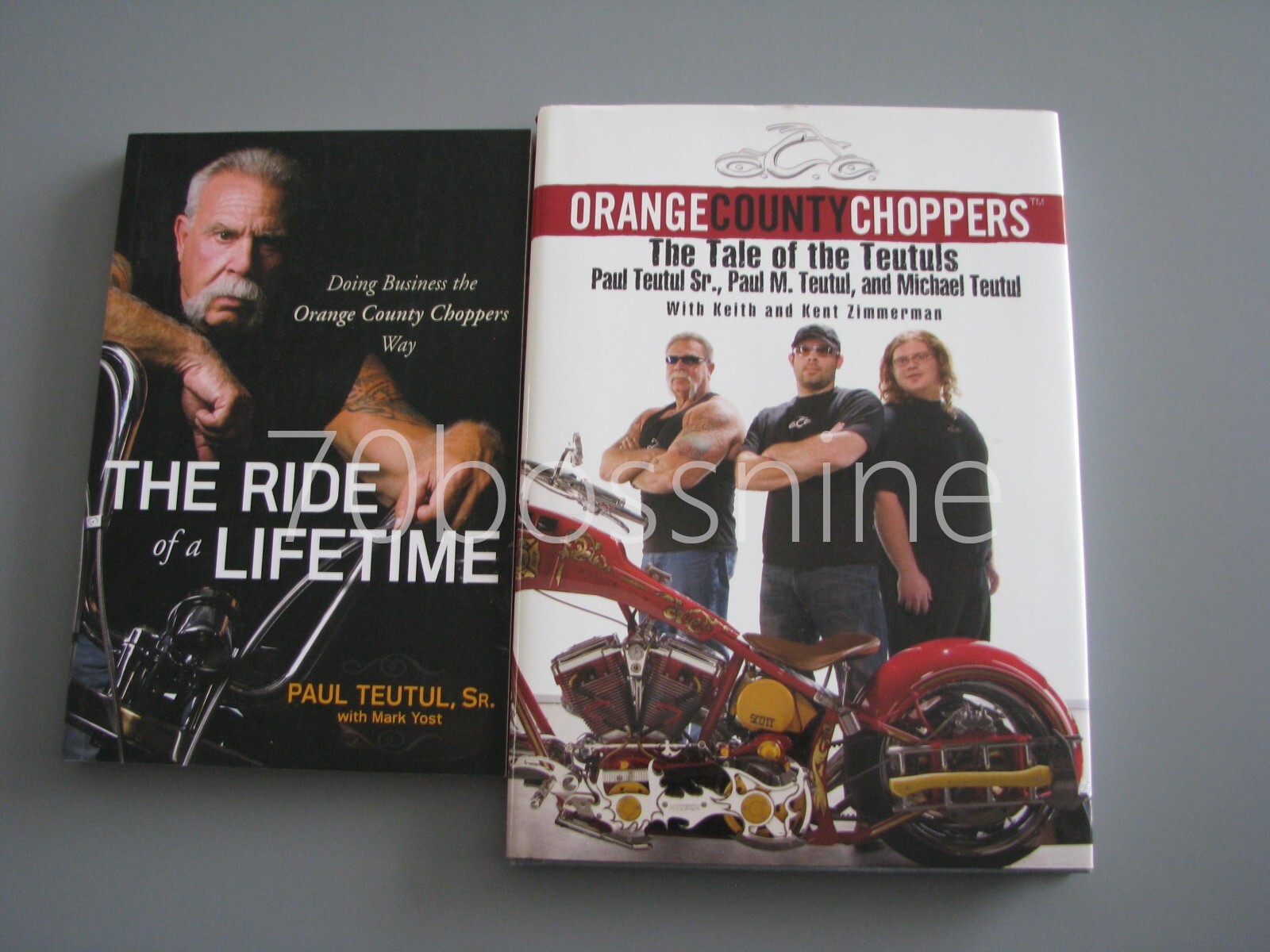 2 ORANGE COUNTY CHOPPERS PAUL TEUTUL TV PERSONALITY BOOKS