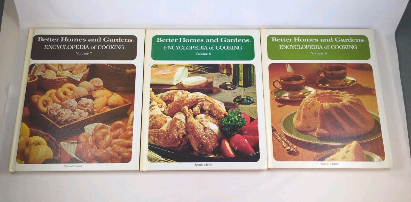 Better Homes And Gardens Encyclopedia Of Cooking, Complete Set, Vintage, 1973 HC