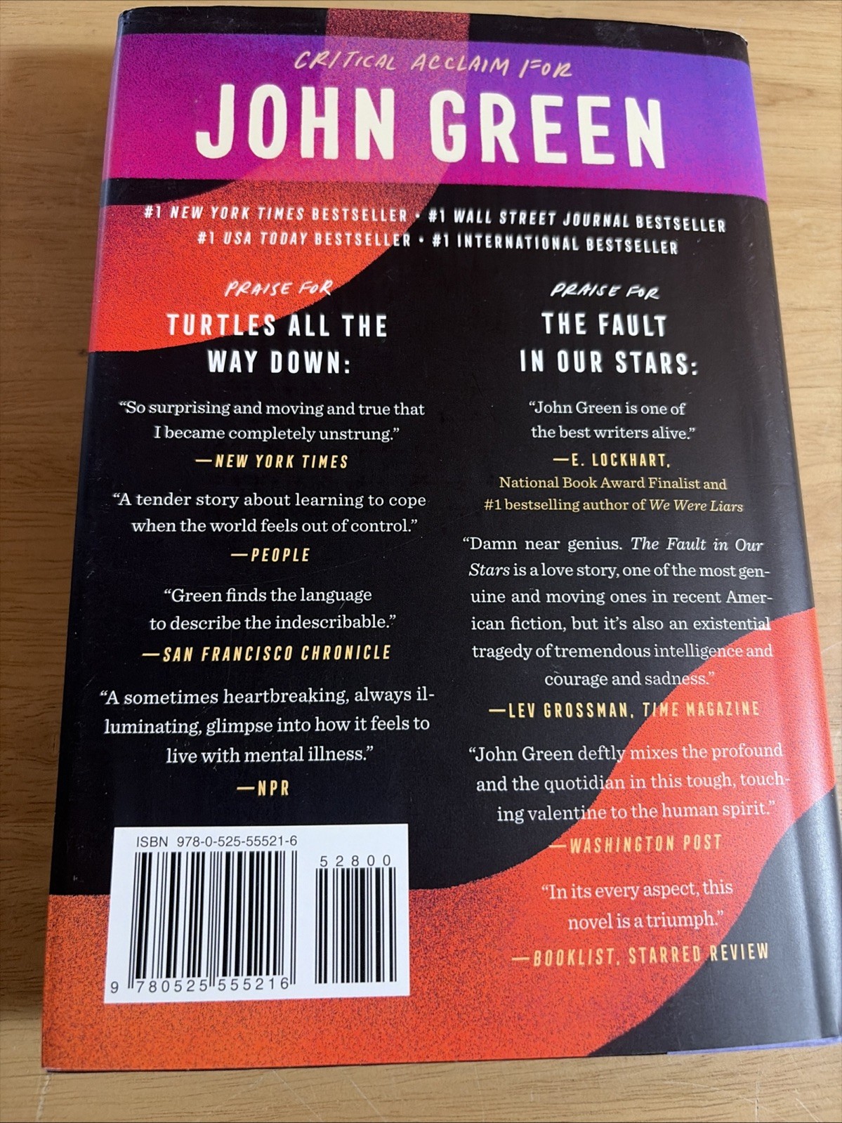 SIGNED The Anthropocene Reviewed John Green 1st Edition/1st Print 2021 HCDJ FINE