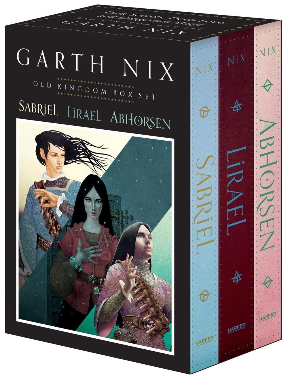 Old Kingdom Box Set: Sabriel, Lirael, Abhorsen by Garth Nix (English) Paperback