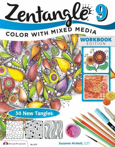 Zentangle 9 : Adding Beautiful Colors with Mixed Media by Suzanne McNeill (2014,
