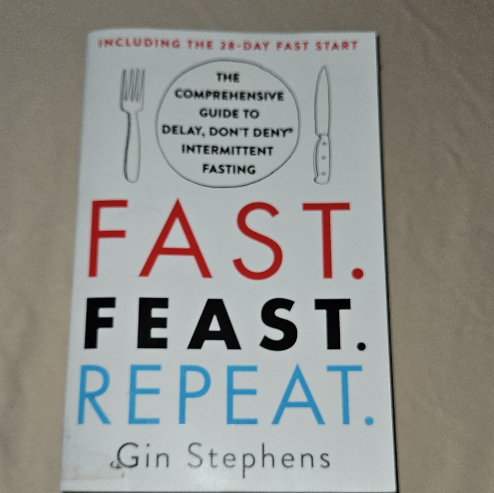 St. Martin’s Griffin Fast. Feast. Repeat. Gin Stephens TP 2020 1st Ed