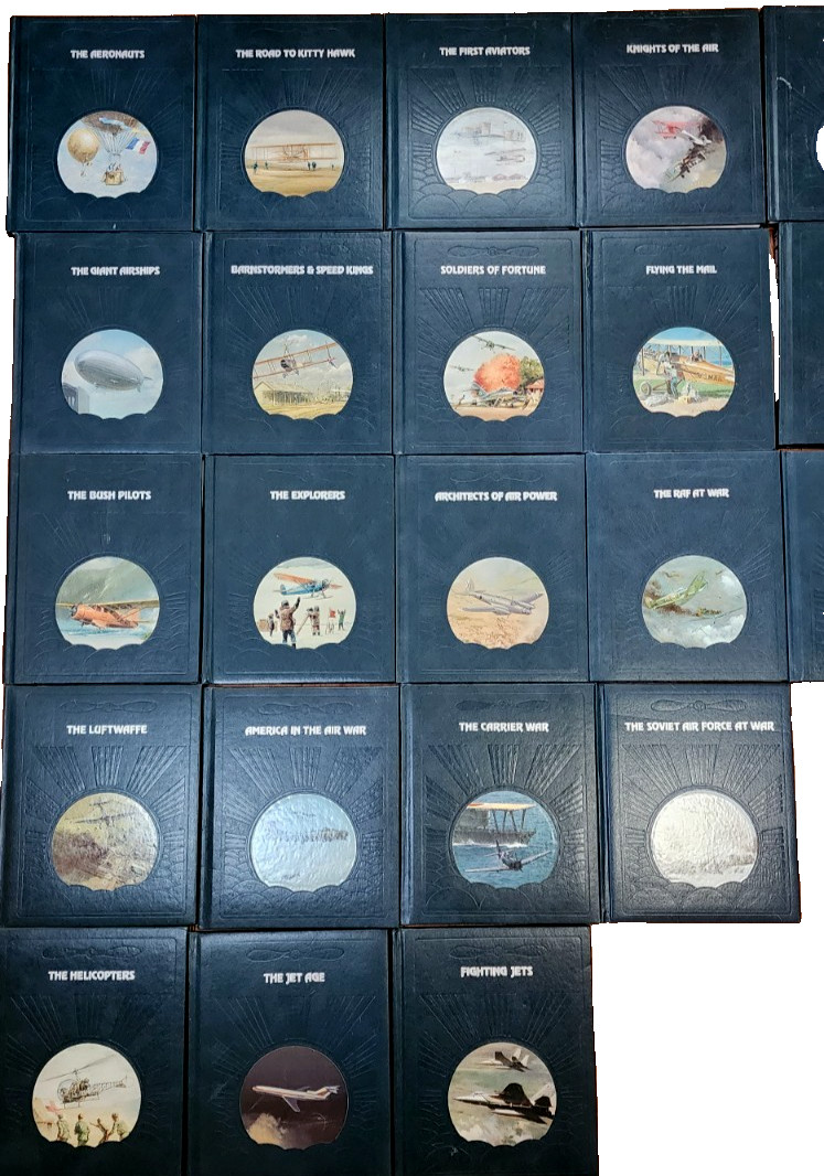 The Epic of Flight – Time Life Books ~ 22 of 23 Volume Set ~HC Colorful art